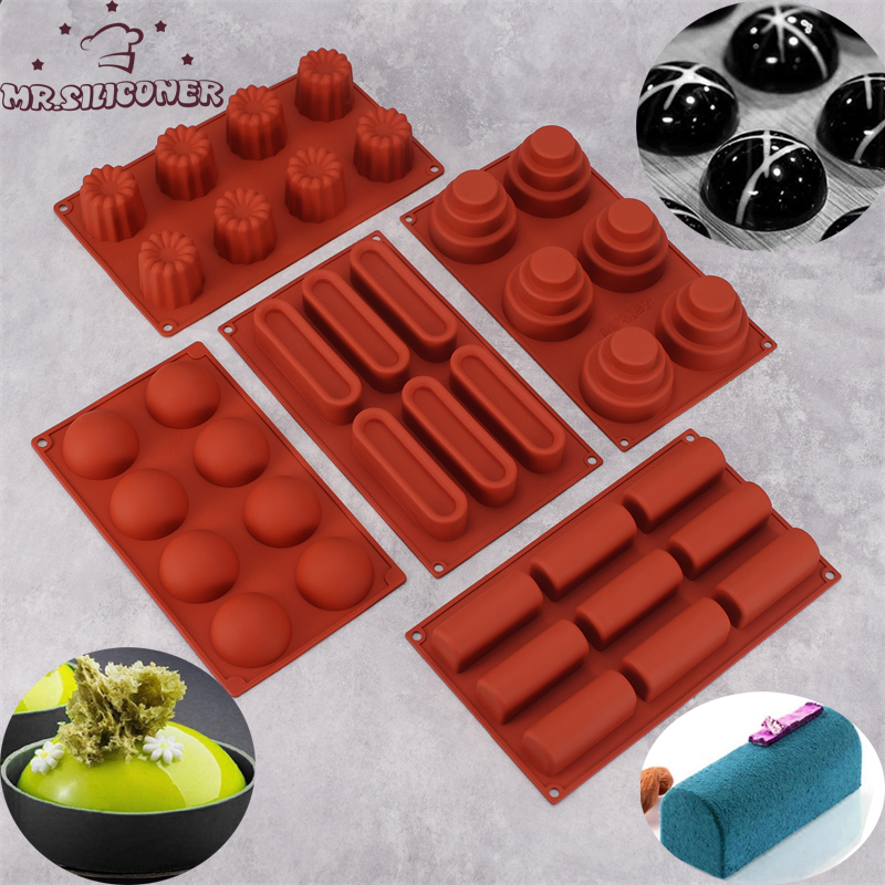 Kitchen Appliances Garage - Kula 3D okrągła półkula formy silikonowe