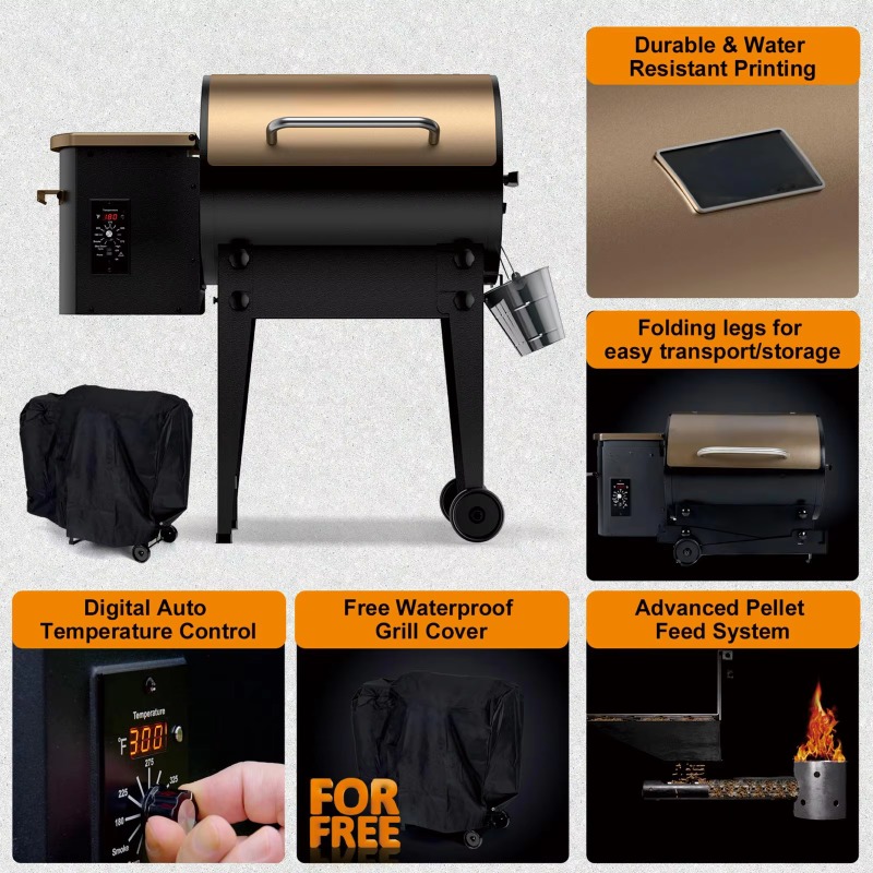 Przenośny składany grill na pe – Electric Smoker Bbq recenzja i cena