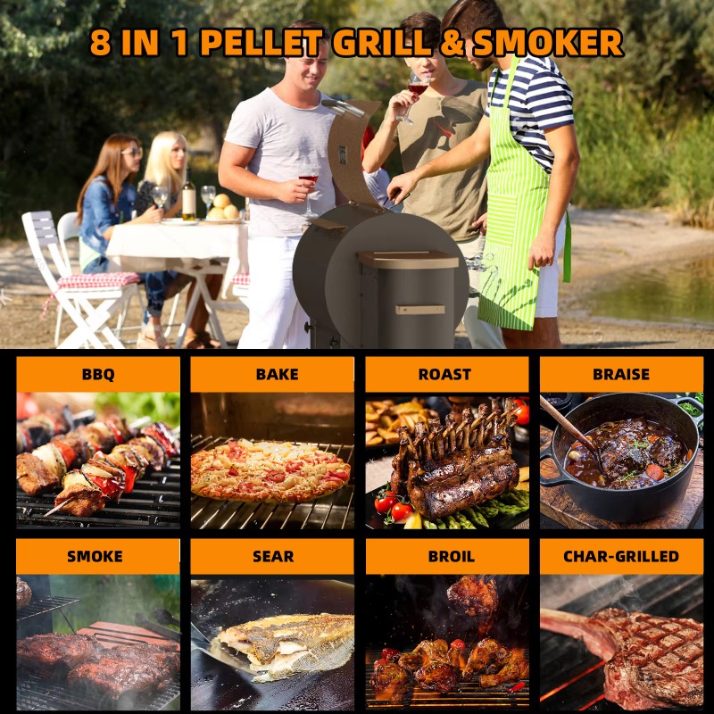 Przenośny składany grill na pe – Electric Smoker Bbq recenzja i cena