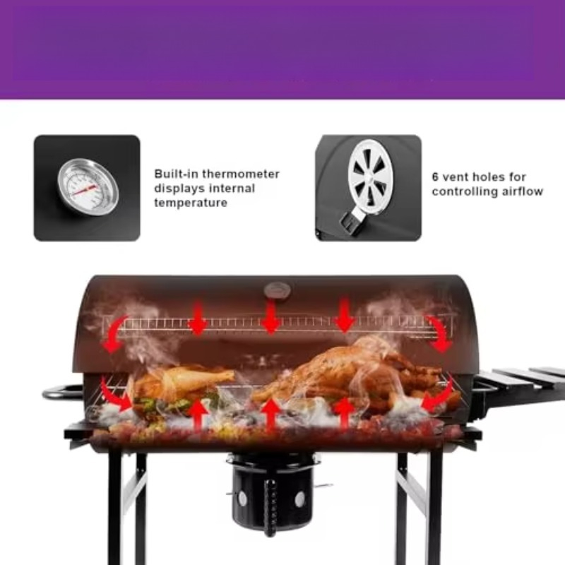 Grill węglowy 3w1 bezdymny z a – Electric Smoker Bbq recenzja i cena