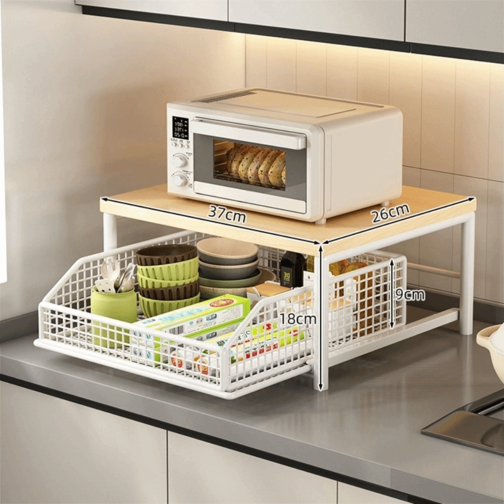 Stojak na mikrofalówkę z szufl – Kitchen Appliances Countertop recenzja i cena